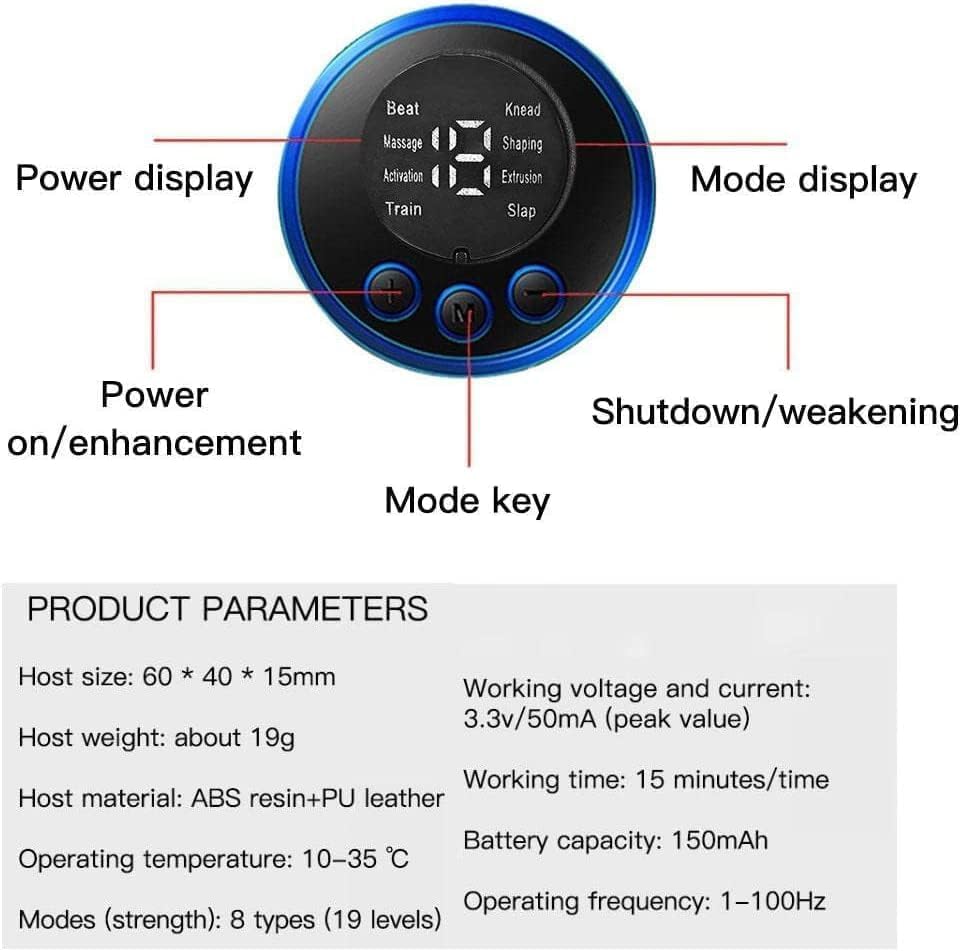 8 Modes Mini Massager