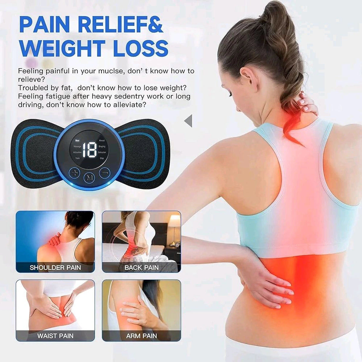 8 Modes Mini Massager